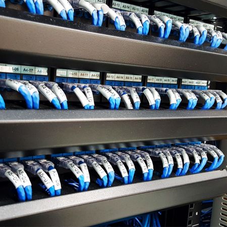 RJ45 Patch Panel And Cable Management - Patch Panel